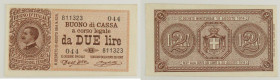 Regno d'Italia - Vittorio Emanuele III (1900-1943) - Buono di Cassa da Due Lire 21/09/1914 - Gigante BS 7B

SPEDIZIONE SOLO IN ITALIA - SHIPPING ONL...