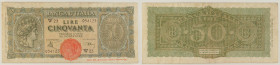 Regno d'Italia - Luogotenenza - banconota 50 Lire Italia Turrita 10/12/1944 - Gigante BI 13A

SPEDIZIONE SOLO IN ITALIA - SHIPPING ONLY IN ITALY

...