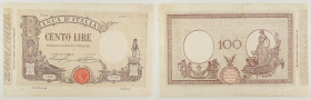 Regno d'Italia - banconota 100 Lire "Matrice Decreto" 17/8/1920 - Gig. BI 15/37 - pressata

SPEDIZIONE SOLO IN ITALIA - SHIPPING ONLY IN ITALY

BB...