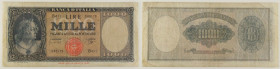 Repubblica Italiana - banconota 1000 Lire Italia (Medusa) 25/09/1961 - Gigante BI 54E

SPEDIZIONE IN TUTTO IL MONDO - WORLDWIDE SHIPPING

MB+