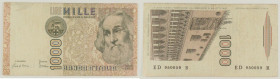Repubblica Italiana - banconota 1.000 Lire Marco Polo 1985 - NUMERO SERIE RADAR - Gigante BI 57D 

SPEDIZIONE IN TUTTO IL MONDO - WORLDWIDE SHIPPING...