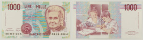 Repubblica Italiana - banconota 1.000 Lire Maria Montessori 1991 - Serie Sostitutiva XB - RARA - Gigante BI 58Ba

SPEDIZIONE IN TUTTO IL MONDO - WOR...