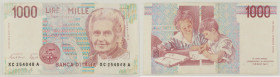 Repubblica Italiana - banconota 1.000 Lire Maria Montessori 1994 - Serie Sostitutiva X - MOLTO RARA - Gigante BI 58Da

SPEDIZIONE IN TUTTO IL MONDO ...