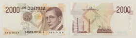 Repubblica Italiana - banconota 2000 Lire Guglielmo Marconi 1990 - serie XA - Gigante BI 60Aa

SPEDIZIONE IN TUTTO IL MONDO - WORLDWIDE SHIPPING

...