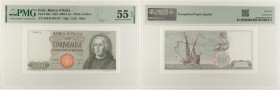 Repubblica Italiana - banconota 5.000 Lire Cristoforo Colombo 1° Tipo 03/09/1964 - Gigante BI 66A - slab PMG 55 AU EPQ

SPEDIZIONE IN TUTTO IL MONDO...