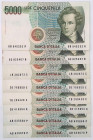 Repubblica Italiana - Lotto di 8 banconote da 5000 Lire Bellini

SPEDIZIONE IN TUTTO IL MONDO - WORLDWIDE SHIPPING

da SPL+ a FDS