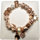 Bracciale Pandora 18 mm - 17 Charm's - placcato oro 14k - prezzo di mercato oltre €1500 - in confezione originale

SPEDIZIONE IN TUTTO IL MONDO - WO...