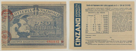 Biglietto da 2 Lire della Lotteria Nazionale - Pro Unione Italiana dei Ciechi 1927

SPEDIZIONE SOLO IN ITALIA - SHIPPING ONLY IN ITALY