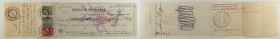 Banco di Roma - Assegno da Lire 8400 - 21/04/1941

SPEDIZIONE SOLO IN ITALIA - SHIPPING ONLY IN ITALY
