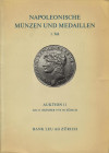 LEU BANK AG. Napoleonische munzen und medaillen. 1 partie. Zurich, 22 - Oktober - 1974. pp. 36, nn. 450, tavv. 19. ril. editoriale, buono stato, Lista...