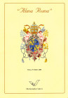 VARESI NUMISMATICA. Pavia, 17 - Ottobre, 2000. Alma Roma. II parte di monete papali. pp. 119, nn. 1079 - 1778, tavv. 4 di ingrandimenti + ill. nel tes...