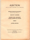 HIRSCH G. - Auktion Munchen, 26\28 - Oktober, 1954. pp. 65, nn. 1474, tavv. 16. mancante della brossura, interno ottimo stato.