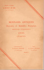 BOURGEY E. - Paris, 6 – Juin, 1900. Monnaies antiques, francaise, jeton et antiquites. Pp. 21, nn. 333. Ril. ed. buono stato, molto raro. Rossi, manca...