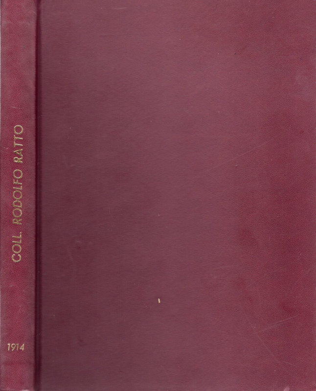 RATTO R. – Milano, 21 – Aprile, 1914. Catalogo di una grande collezione di Monet...