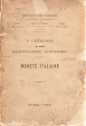 DURA R.- SAMBON G. - Roma, 10 – Dicembre, 1879. I catalogo del Museo Borghesi Bartolomeo. Monete italiane del medio evo e moderne. Pp. 181, nn. 2273, ...
