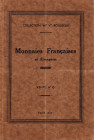 RATTO M. – Paris, 29 – Mars, 1935. Collection Mme Vve. Rousselle. Monnaies francaise. Pp. 16, nn. 334, tavv. 7. Ril. ed. sciupata buono stato, raro Ro...