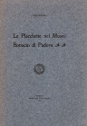 RIZZOLI Luigi. - Le Placchette nel Museo Bottacin di Padova. Padova, 1921. pp 55, tavv. 8 + illustrazioni nel testo rilegatura editoriale, buono stato...