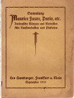 HAMBURGER LEO – Frankfurt a.M. 22/23-9-1913. Katalog sammlung des herrn Maurice Faure , Paris. Florentiner und sonstige italienische munzen und medail...