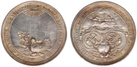 Historiepenningen - ND (17th century) - Medal 'Algemene huwelijkspenning "De Klokhen …"' artist unknown (Bemolt type B26) - Obv. Inscription field wit...