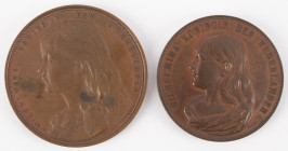 Historiepenningen - 1892 - 'Medal of Reward of Queen Wilhelmina issued during her visit to Groningen' by J.P.M. Menger & W.J. Schammer/ 's Rijks Munt ...