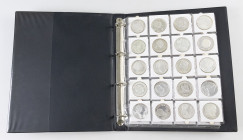 Medals in albums - Miscellaneous - Album containing appr. 45 silver medals, most 20/25 ecu issues