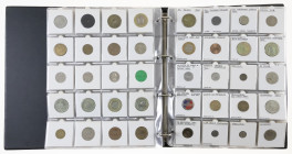 Medals in albums - Miscellaneous - Album with varied collection consumption, transport, telephone, advertising a.o. tokens (appr. 500)