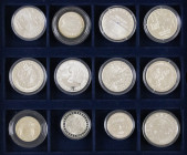 Medals in boxes - Miscellaneous - Collection silver medals in cassette