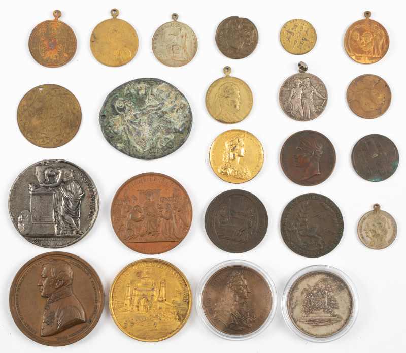 Medals in boxes - Miscellaneous - Lot medals incl. ‘Overwinningen van koning Kar...