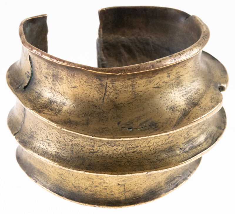 Ethnographics - Afrika (West Afrika, Benin/Nigeria), large bracelet/anklet with ...
