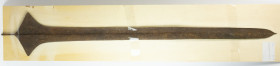 Ethnographics - Congo, iron spear blade 'liganda', ceremonial money 19th-20th century - appr. 145 cm
