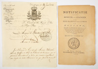 Documents - Handwritten letter from the Dutch Consul in Dunkirk J.B. Moser to the Director of Police in Brussels, recommending a mr. Blaisel, with ima...