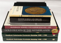 Literature - Netherlands - Lot of 8 books incl. D. Purmer 'Handboek Nederlandse provinciale munten delen I and II' and 'Nederlands kopergeld', D. Jase...