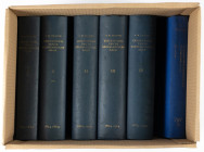 Literature - Netherlands - Various authors 'Geschiedenis van de Nederlandsche Bank' Vols I-V 1814-1948 (6x)