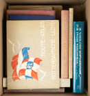 Literature - Netherlands - Lot of 16 commemorative and other books on Dutch shipping companies, incl. 'Route atlas Rott. Lloyd reis Rotterdam-Batavia ...