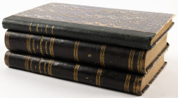 Literature - World - M. Hennin 'Manuel de numismatique ancienne' Paris, Merlin 1872 - Three vols. (one plates; complete) - half leather bound, some br...