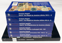 Literature - World - Lot of 8 books on German emergency paper money incl. 6 vols Grabowki & Mehl