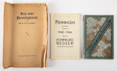 Literature - World - A. Hickmann 'Neueste Münzkunde' 1896 with metallic coloured illustrations, added Von Weiler 'Iets over Penningkunst' 1932 and 'Pe...