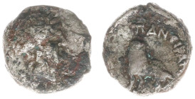 The East - Bosporus - Kimmerian Bosporos / Pantikapaion - AR Hemidrachm (c. 200-150 BC, 3,07g) - Laureate head of Apollo right / ΠΑΝΤΙΚΑΠΑΙΤΩΝ around ...