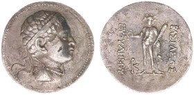 The East - The Indo-Greek Kingdom - Euthydemos II (c. 190-171 BC) - AR Tetradrachm (15,96g) - Diademed and draped bust right / BAΣIΛEΩΣ EYΘYΔHMOY Hera...