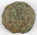 Pre-Denarius Coinage (ca. 280-211 BC) - AE Tressis (Aes Grave series, Italy, 4th-3rd century BC, 947.90g) - Silenus / Antelope (TV 299) - good VF. The...