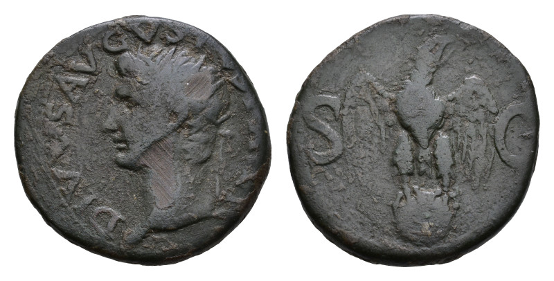Roman Imperial Coinage - Tiberius (14-37) - AE As (Rome AD 34-37, 10.27 g) – DIV...