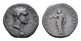 Roman Imperial Coinage - Galba (68-69) - AR Denarius (Tarraco?, 3.39g) - GALBA IMPERATOR Laureate head right, globe at point of bust / LIBERTAS RESTIT...