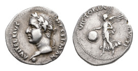 Roman Imperial Coinage - Vitellius (69) - AR Denarius (uncertain Spanish mint, Tarraco (?) AD 69, 3.58g) - A VITELLIVS IMP GERMAN Laureate head left, ...