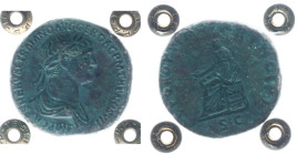 Roman Imperial Coinage - Traianus (98-117) - AE Sestertius (Rome AD 109-110, 25.91g?) - IMP CAES NERVAE TRAIANO AVG GER DAC PM TRP COS V PP Laureate h...