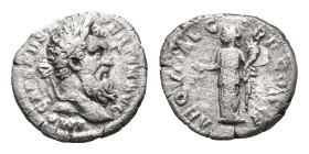 Roman Imperial Coinage - Pertinax (193) - AR Denarius (Rome, 2,74g) - IMP CAES P HELV PERTIN AVG Laureate head right / AEQVIT AVG TR P COS II Aequitas...