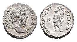 Roman Imperial Coinage - Septimius Severus (193-211) - AR Denarius (Rome AD 208, 3.01g) - SEVERVS PIVS AVG Laureate head right / P M TR P XVI COS III ...
