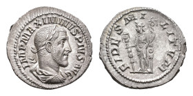 Roman Imperial Coinage - Maximinus I Thrax (235-238) - AR Denarius (Rome AD 235-236, 2.84g) - IMP MAXIMINVS PIVS AVG Laureate, draped and cuirassed bu...