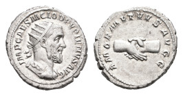 Roman Imperial Coinage - Pupienus (238) - AR Antoninianus (Rome 5.33g) - IMP CAES M CLOD PVPIENVS AVG Radiate, draped and cuirassed bust right / AMOR ...