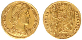 Roman Imperial Coinage - Constantius II (324-361) - AV Solidus (as Augustus AD 337-361, Antioch c. AD 347-355, 4.46g) - FL IVL CONSTANTIVS PERP AVG Pe...