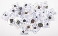Ancient coins in lots - Greek / Hellenistic coinage - An interesting collection of Greek bronze coins from Ionia, Caria and Pisidia: IONIA with 3 x Sm...